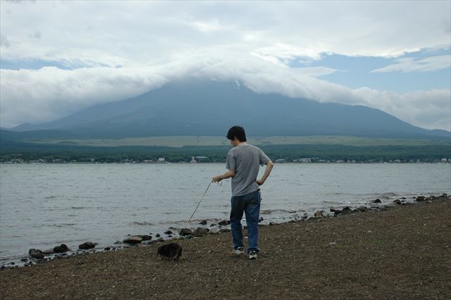 いい景色。富士山も。ふたりも。