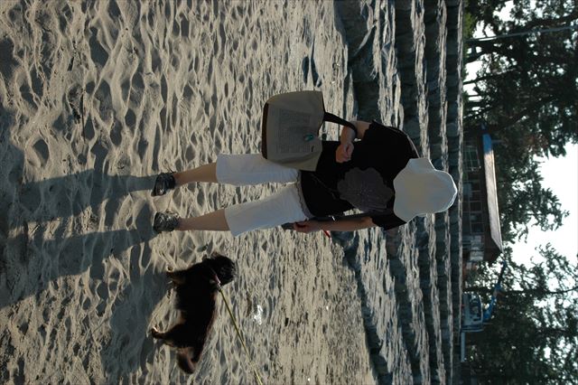 雨晴海岸。ルパンといるとみんなハッピーだった。