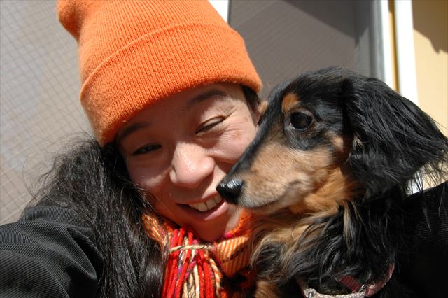 まだ寒いけどルパンがいれば心もポカポカだよ。