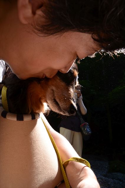 嫌がってる？ごめん、ルパンがあんまりかわいいからさ。